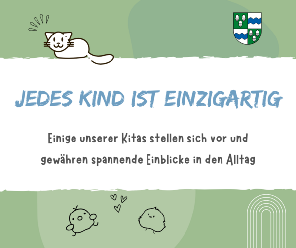 Einige unserer Kitas stellen sich vor und lassen einen einblick in den alltag da.