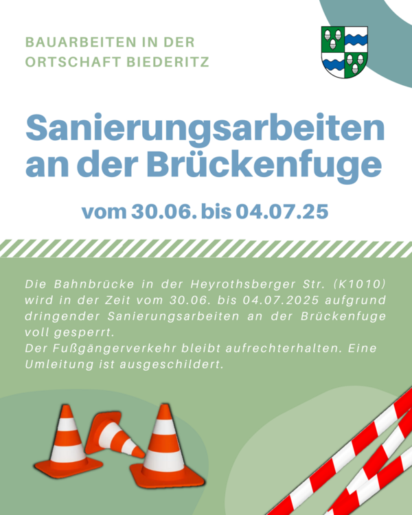 Bild vergrößern: Bauarbeiten - Bahnunterfhrung Biederitz