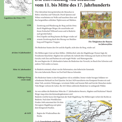 Bild vergrößern: Tafel Geschichte II