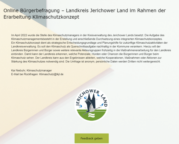 Bild vergrößern: Klimaschutz Umfrage