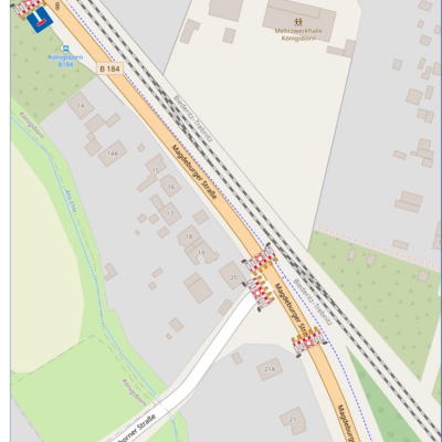 Bild vergrößern: Lageplan vao knigsborn