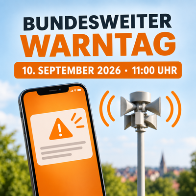 Pressemitteilung - 2026.09.10 - bundesweiter Warntag