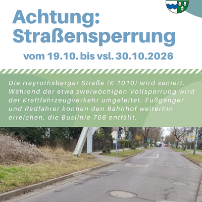 Pressemitteilung - 2026.10.15 - stra&szlig;ensperrung k1010 biederitz 1